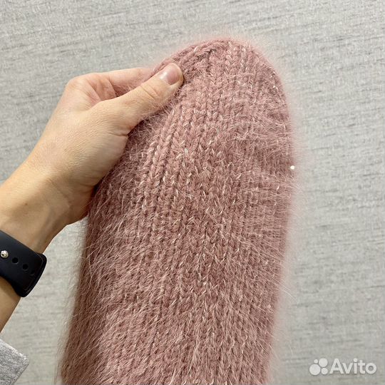 Шапка лопатка из пуха норки