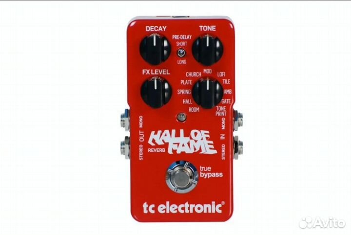 Гитарная педаль tc electronic hall of fame reverb
