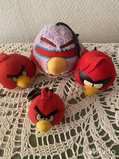 Мягкие игрушки Angry birds