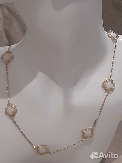 Золотое колье Van Cleef