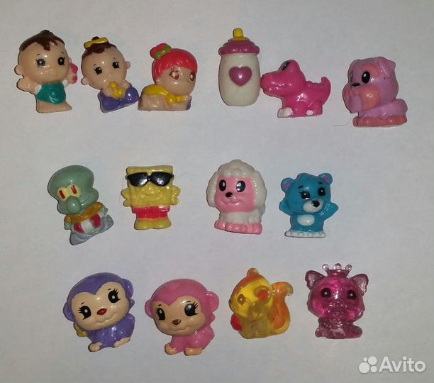 Pez, Пец, Лапусики squinkies, цветные собаки и др