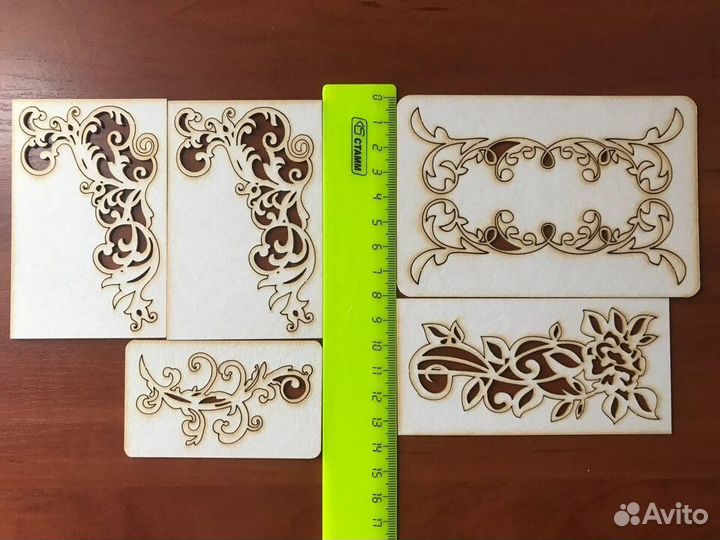 Картонный декор чипборд