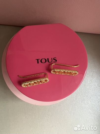 Серьги Tous Logo