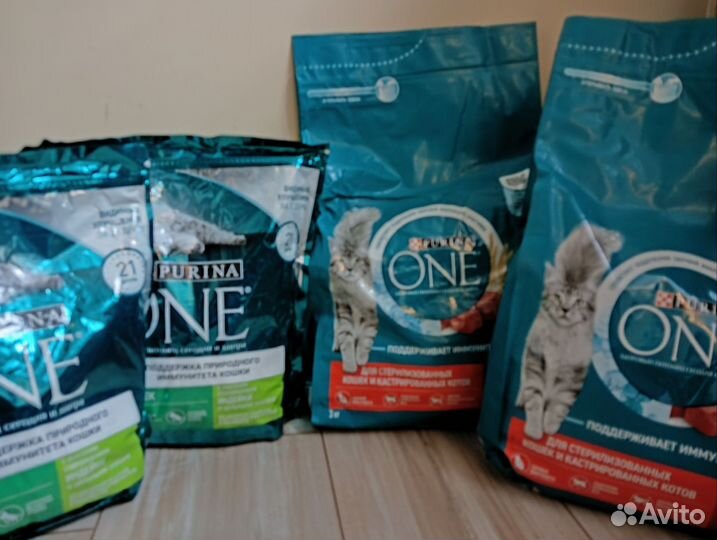 Корм для кошек purina one 3 кг 1.5 кг