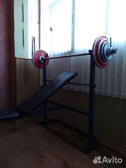 Штанга и скамья Torneo