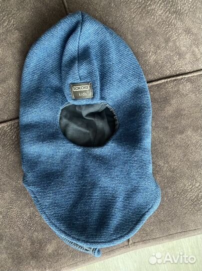 Шапка шлем для мальчика