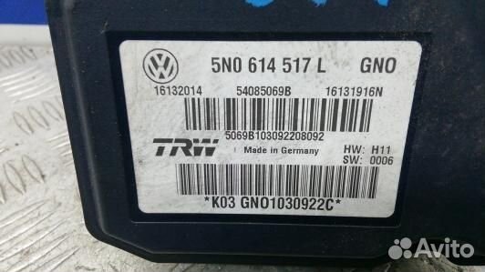 Блок ABS volkswagen tiguan 1 (ZAD14KW01)