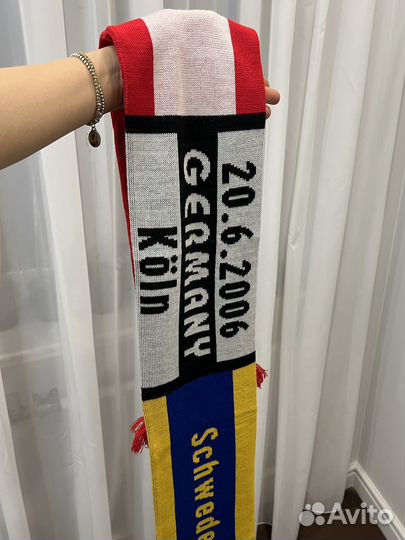 Шарф болельщика футбольный англия швеция
