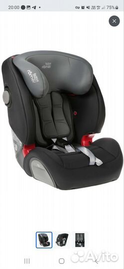 Детское автокресло 9 до 36 кг britax romer
