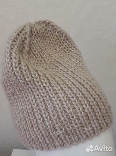 Шапка женская вязаная ручная работа