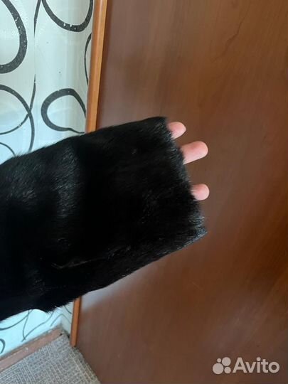 Шуба из меха козы