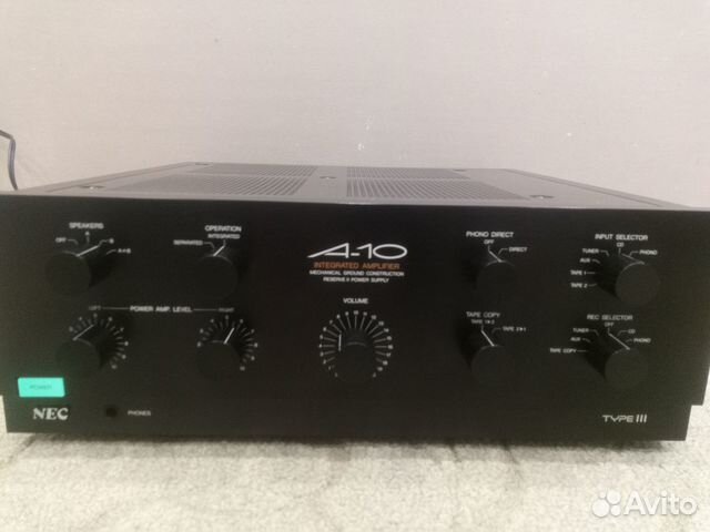 Усилитель мощности NEC A-10 typeiV