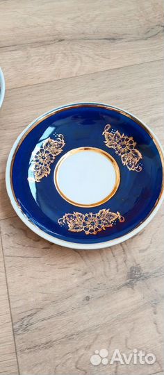 Блюдца чайные кобальт Добруш