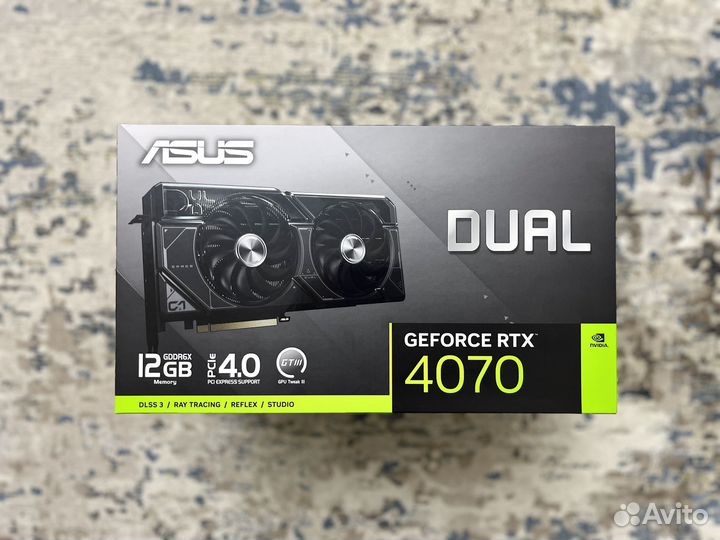 Asus RTX 4070 Dual Новая