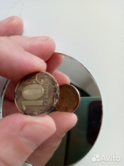 Монеты заводской брак