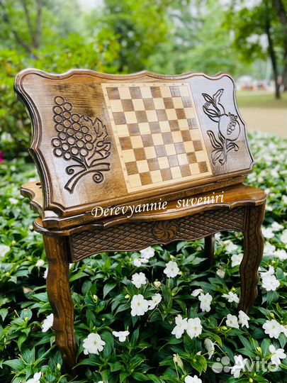 Нарды ручной работы резные Гора Арарат