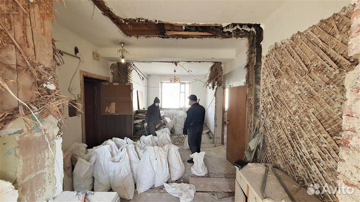 Демонтаж и вывоз мусора / демонтажные работы