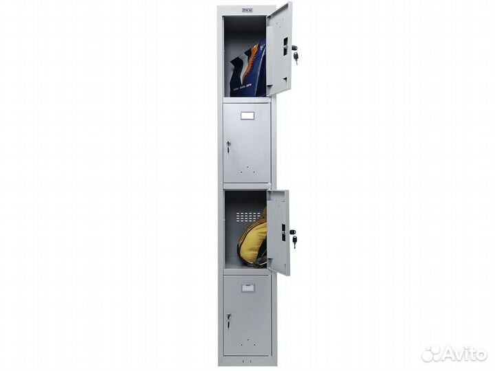 Односекционный металлический шкаф для сумок шрм-14