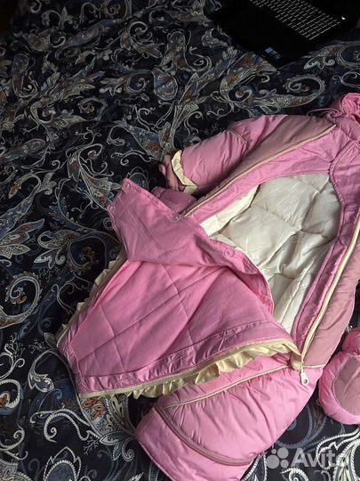 Зимний комбинезон для девочки 80 размер