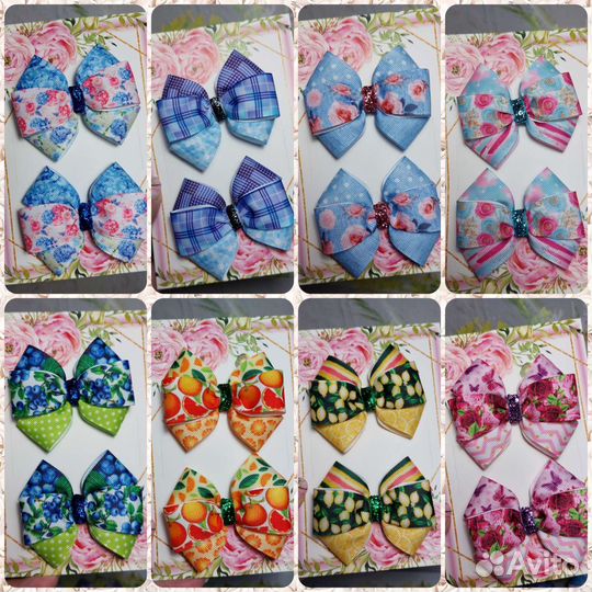 Банты на резиночках на каждый день