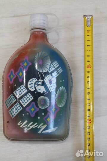 Фляжка туристическая алюминиевая СССР Космос