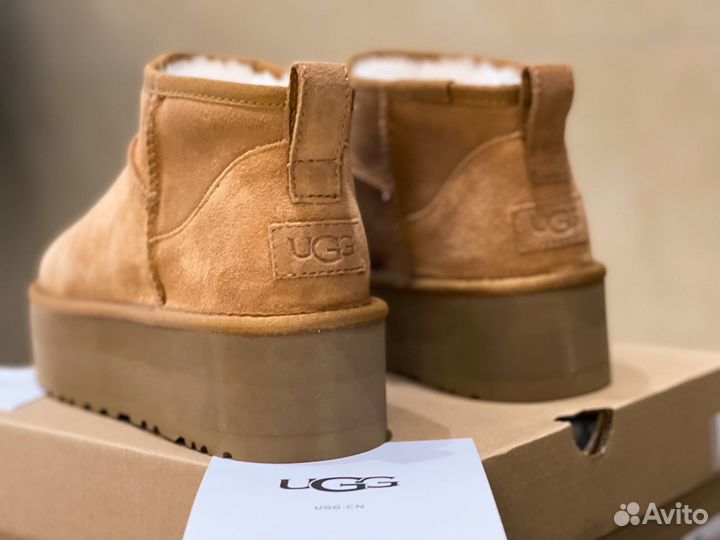 Угги UGG Classic Ultra Mini Platform на платформе