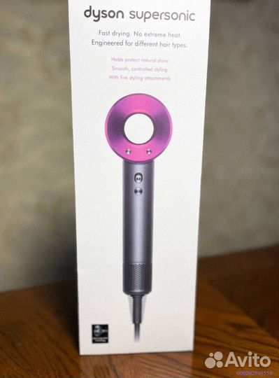 Фен Дайсон Supersonic HD08 Фуксия (Розовый) Malaysia