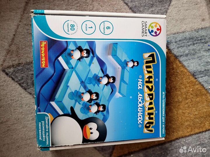 Игра пингвины на льдине