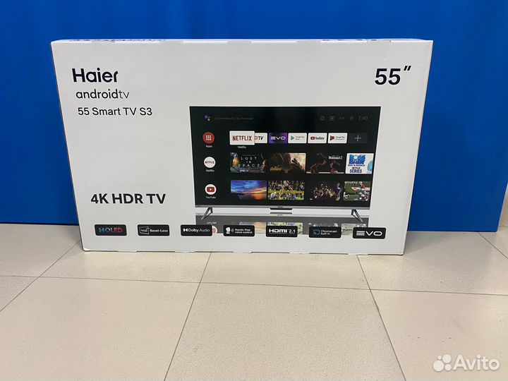 Телевизор новый Haier 55 S3