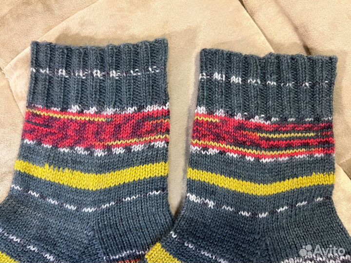 Носки мужские шерстяные вязаные