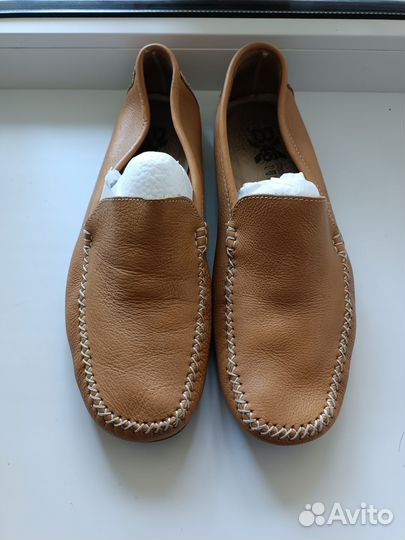 Мокасины мужские кожа