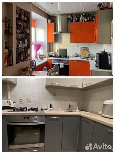 Покраска мебельных фасадов