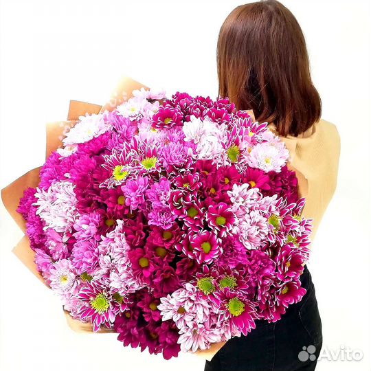 Хризантема кустовая Букет цветов Доставка Ижевск