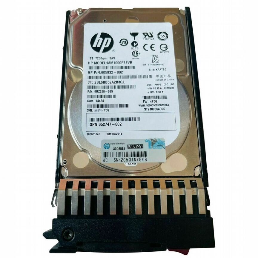 [730706-001] Жесткий Диск Hp Msa C8s62a 1tb 730706-001