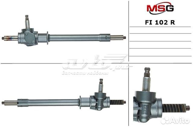 Рейка без Г/У fiat fiorino/ ritmo/UNO seat terra