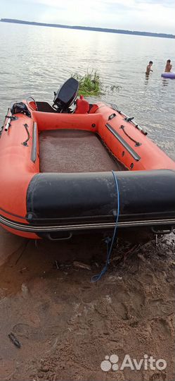 Братан430 с мотором Меркури25