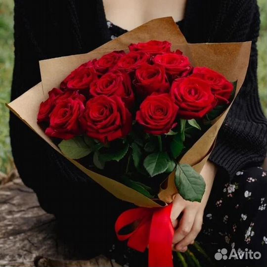 Букет из красных роз