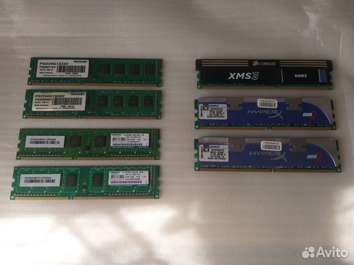 DDR3 4, 8 gb для пк