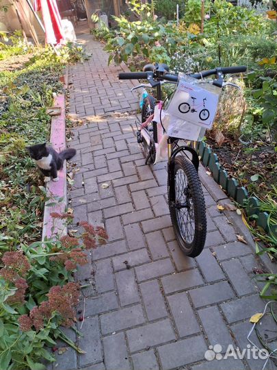 Велосипед для детей 130-155 см, розовый, новый