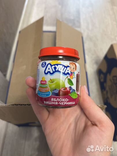 Фруктовое пюре агуша