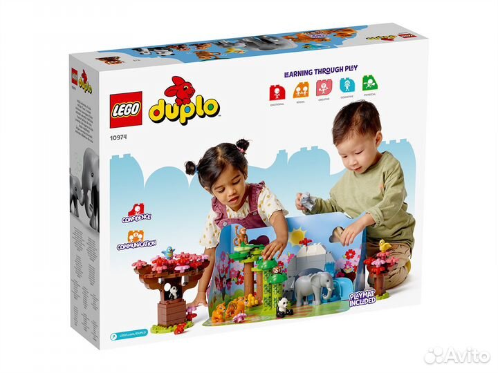 Lego duplo 10974 Дикие животные Азии