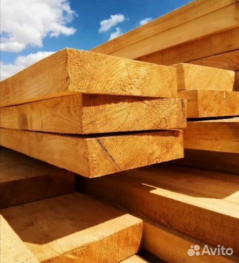 Доска обрезная 200х50x6м 1 сорт