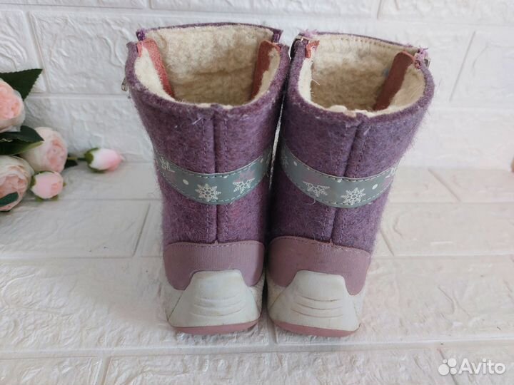 Детские валенки Котофей 24 на молнии