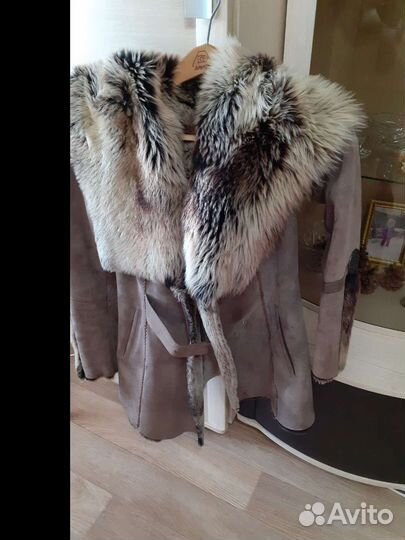 Дубленка натуральная женская 44 46