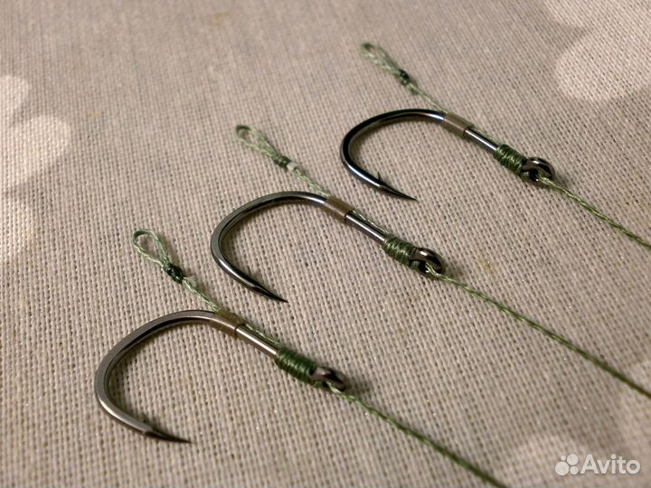 Карповые Флэт монтажи 4 штуки