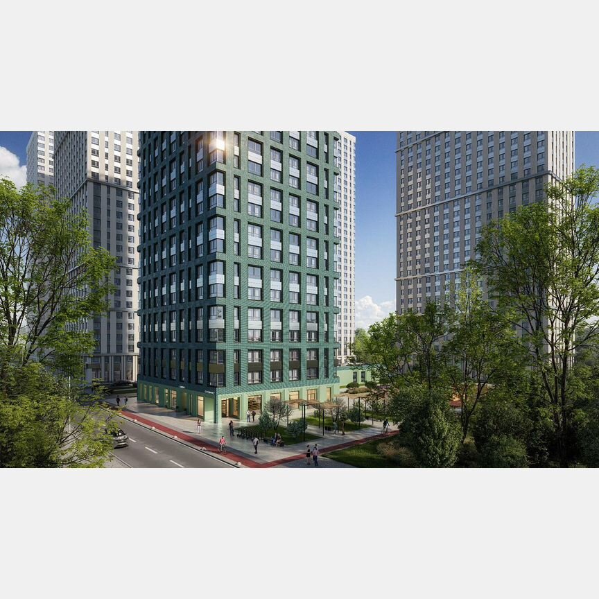 2-к. квартира, 52 м², 4/32 эт.