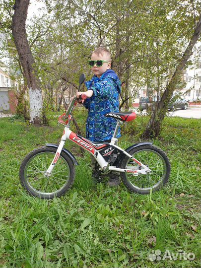 Велосипед детский для ребёнка 3-6 лет, 16