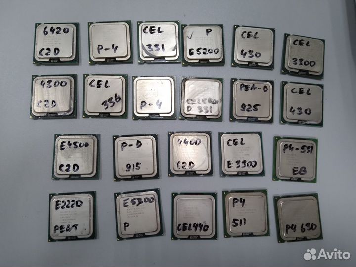 Процессоры s775 в ассортименте