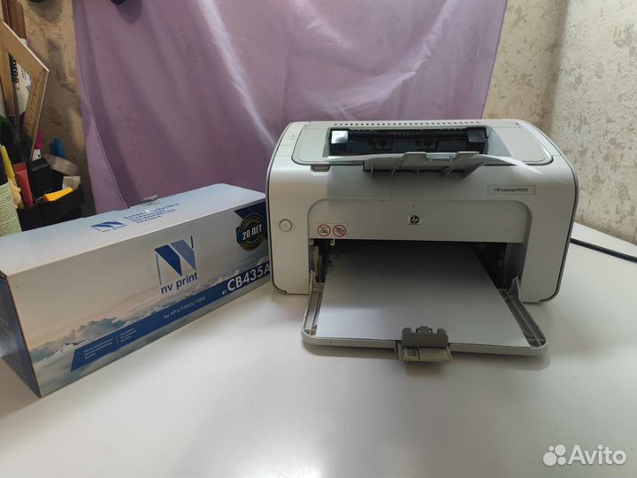 Принтер лазерный HP LaserJet P1005