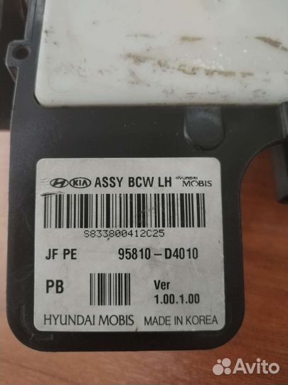 Радарный датчик слепых зон левый Kia Optima 4